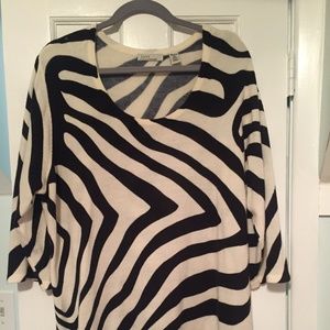 ❤️Final Sale - Zebra Print Scoop Neck Sweater❤️
